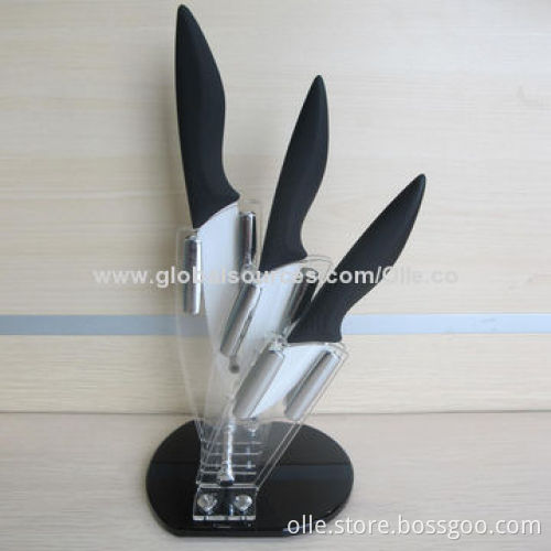 Rainbow Coated Ceramic Blade Knife Set